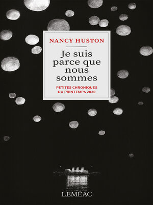 cover image of Je suis parce que nous sommes